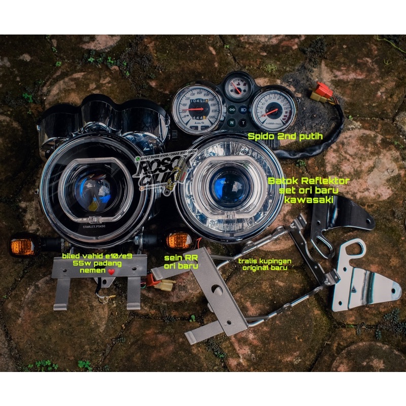 Paket sultan lampu set ninja ss original biled vahid