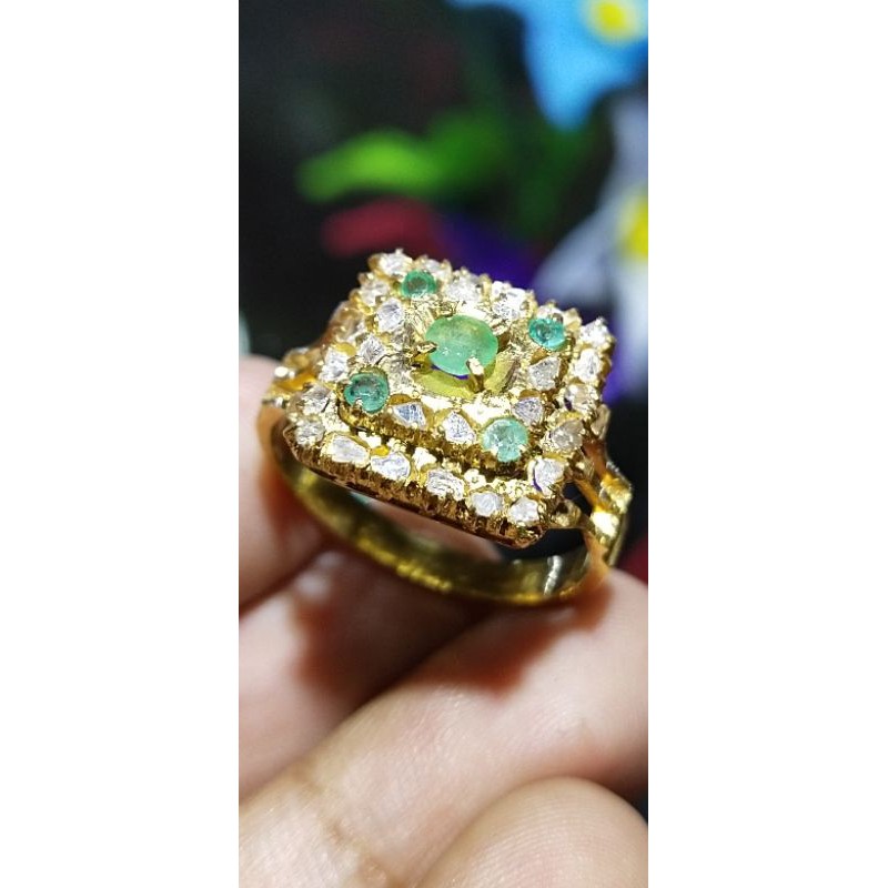cincin berlian banjar batu jamrud