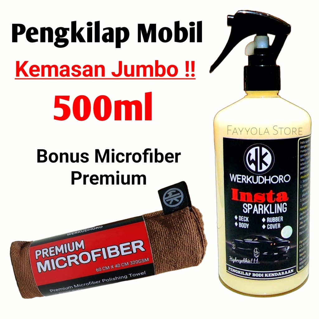 Pengkilap Body Mobil Hitam Merah Silver Putih Pengkilap Motor Insta Sparkling Pengkilat Mobil Motor