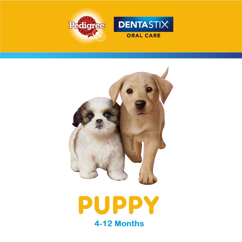 PEDIGREE®  Dentastix Snack Anjing Puppy 56 g - Isi 2-1
