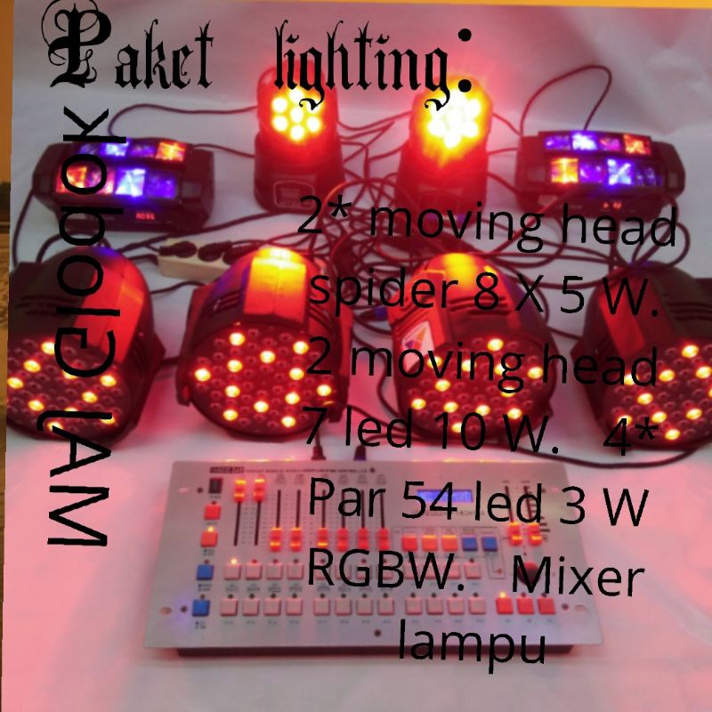 paket lighting panggung oke