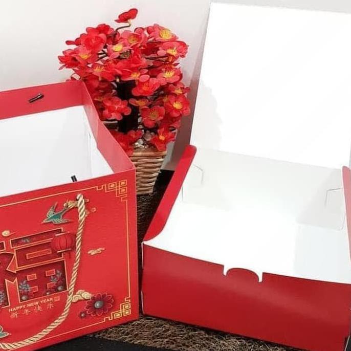 

Hot Sale Hot Sale 1 Set Box Kue Imlek / Dus Kue Imlek / Kotak Kue Toko.Cala1234