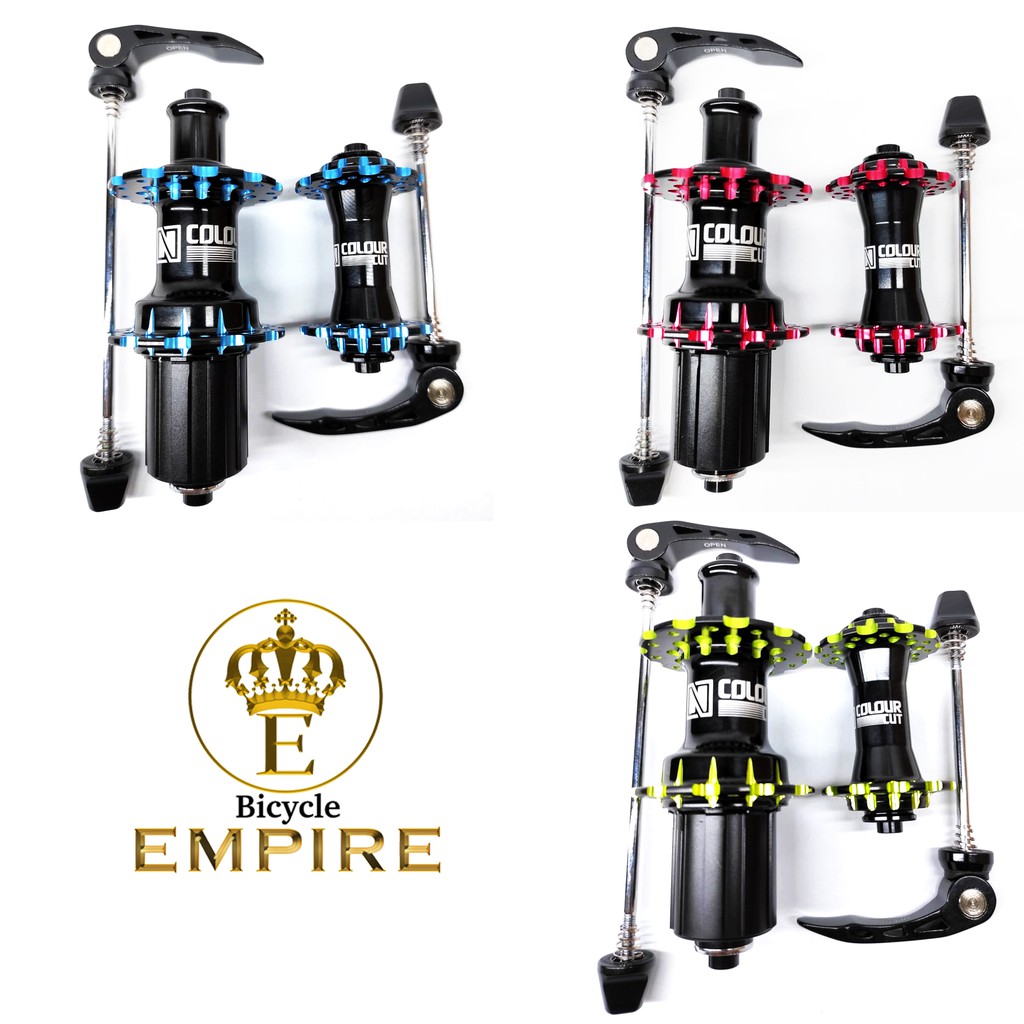 Hub FreeHub Nautilus Colour Cut CNC 24 Hole Folding Bike Sepeda Lipat Bicycle Empire