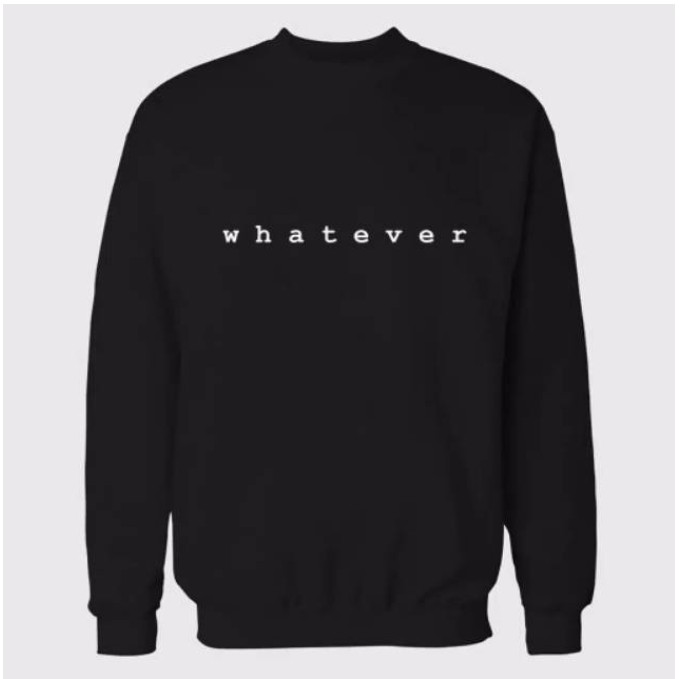 SWEATER UNISEX WHATEVER  TEBAL PREMIUM TERBARU,