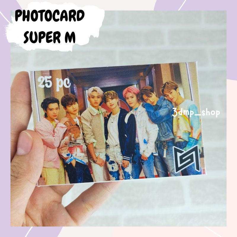 [25 lembar] photocard photo lomo card lomocard Super M SuperM 1000 we do