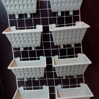 Ram besi lapis plastik 45x95 8 pot agro 01 putih by Ram besi lapis plastik 45x95 8 pot agro 01 putih by