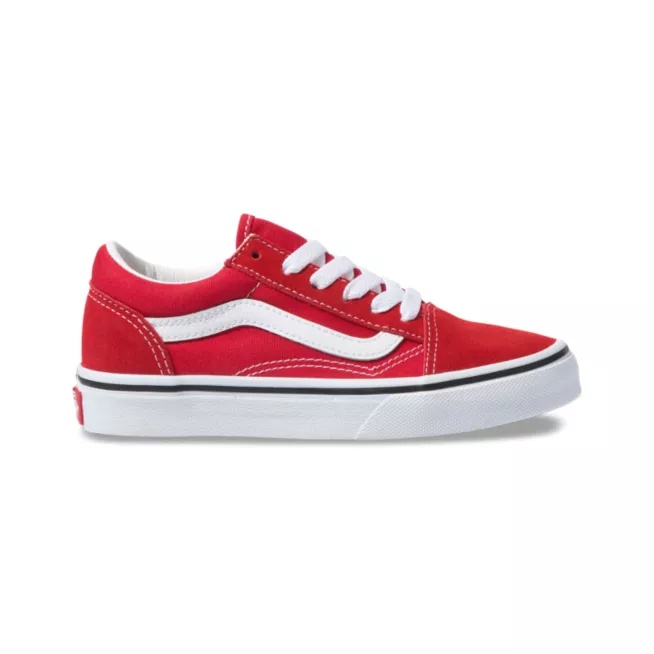 NEW Sepatu Anak Vans Oldskool Sepatu Sneakers Pria Wanita Murah Red