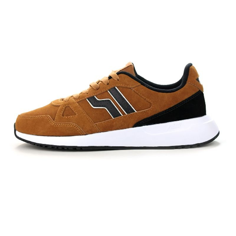 SEPATU SNEAKERS PIERO RUSHER LUX BROWN BLACK WHITE