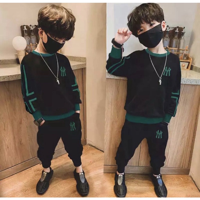 SWEATER ANAK BAHAN FLACE SETELAN SWEATER ANAK 1-5 TAHUN