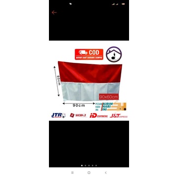 BENDERA MERAH PUTIH UKURAN 90X 60