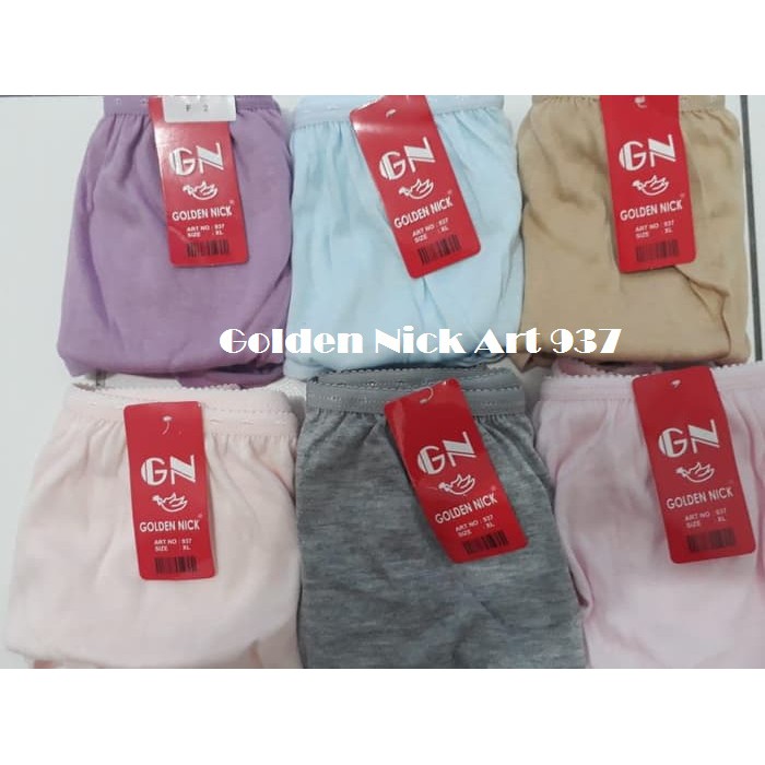 CELANA DALAM CEWEK GOLDEN NICK MODEL 937 &amp; 939 / CD WANITA PEREMPUAN GN 937 &amp; 939