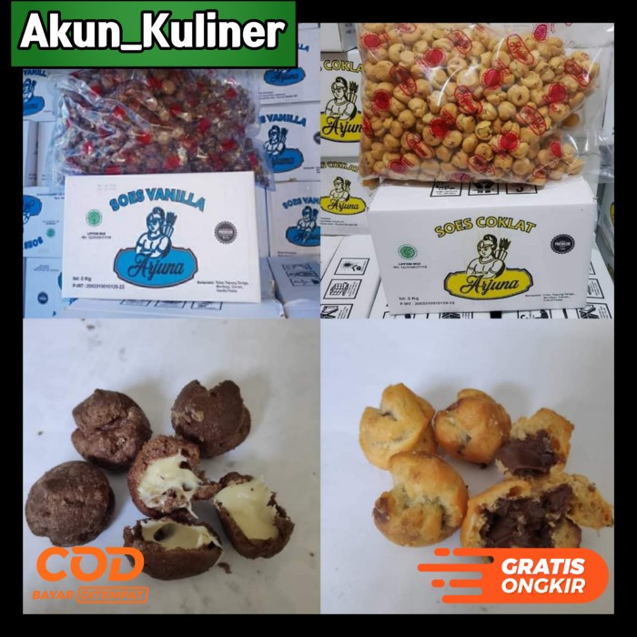 

SOES ARJUNA COKLAT/KEJU/VANILLA