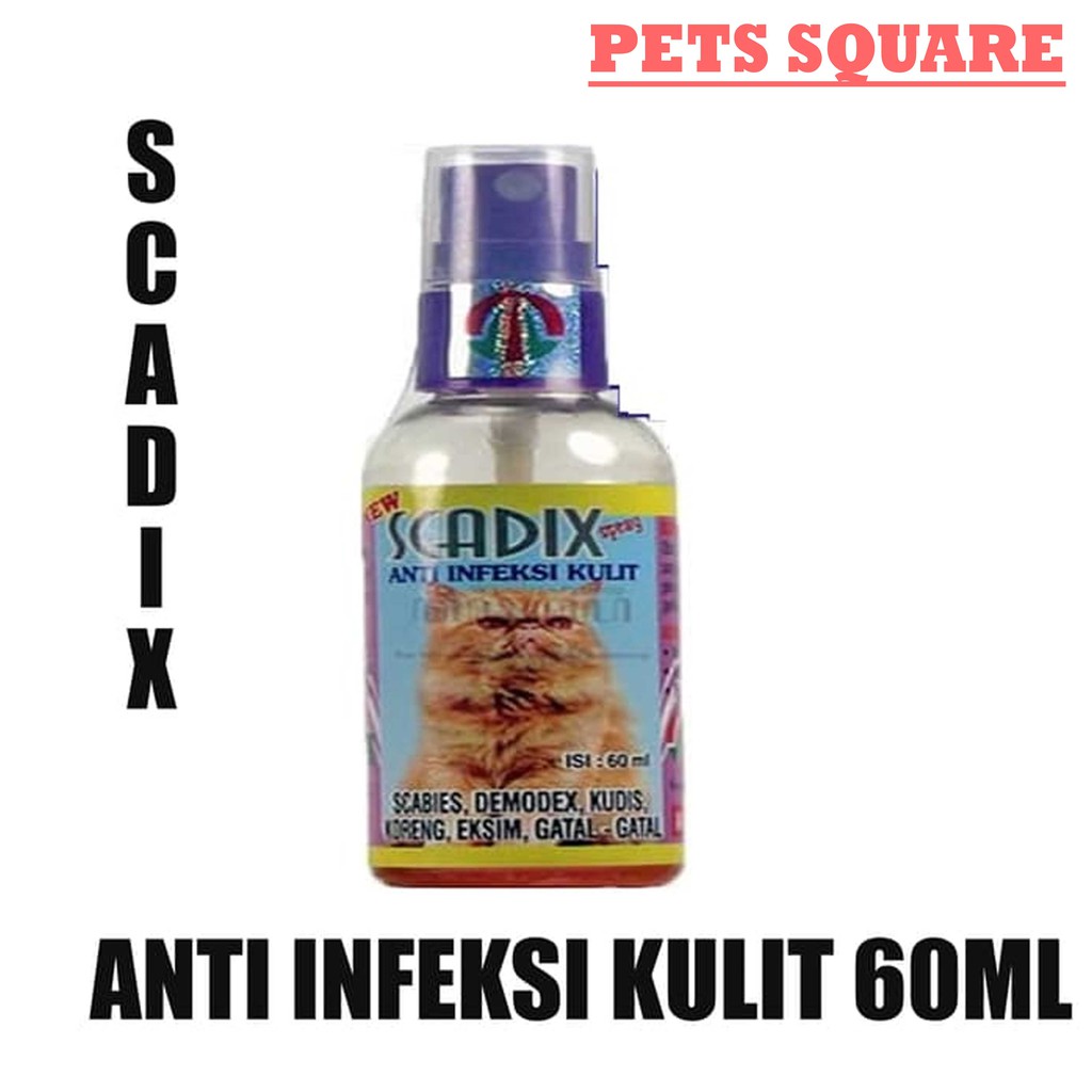 SCADIX SPRAY 60ML ( OBAT LUKA INFEKSI KUCING )