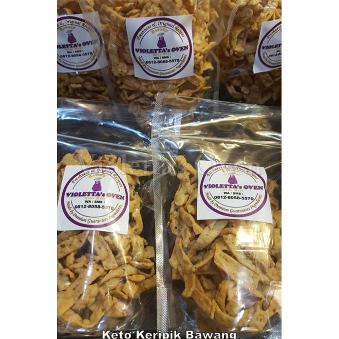 

ENAK Keto Keripik Bawang BANYAK RASA