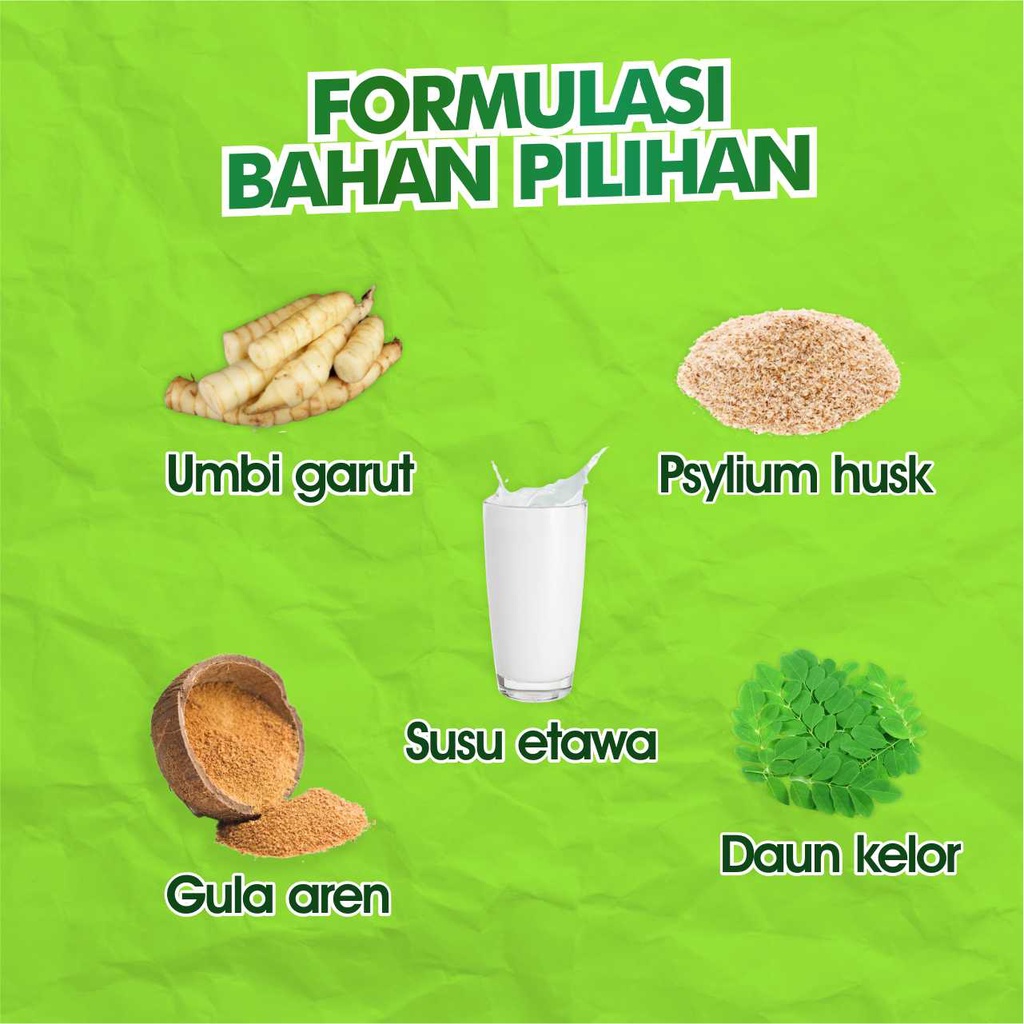 Nutriflakes Sereal Umbi Garut Asam Lambung 3 Box