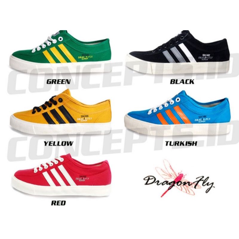 Sepatu DRAGONFLY FALCON/SEPATU CAPUNG-RED 40