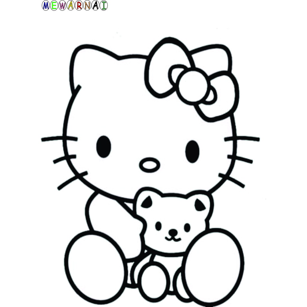 Mewarnai Gambar Hello Kitty – bonus