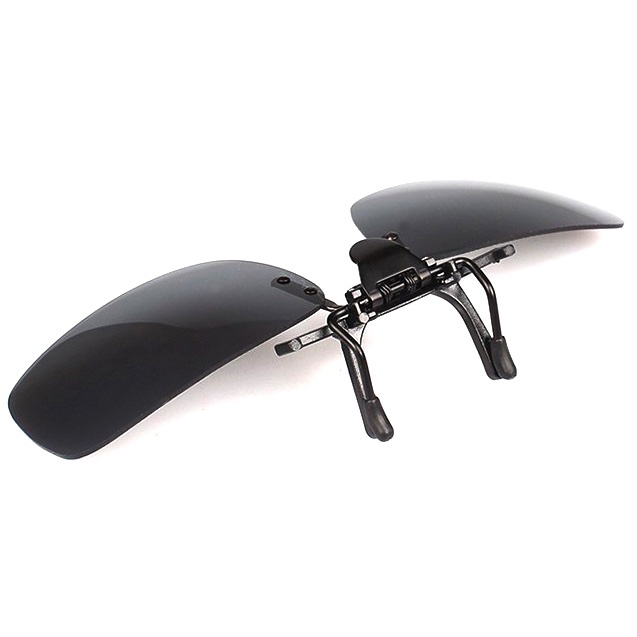 Lensa Polarized Helm Murah // Lensa Jepit Lensa Kacamata Riding Polarized - Hitam