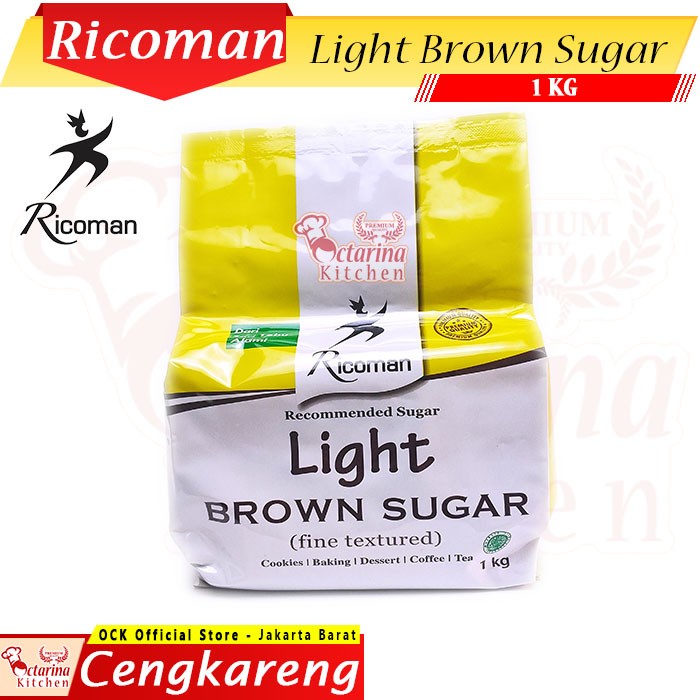 

Siap Kirim Ricoman Light Brown Sugar 1 Kg - Halal - Gula Ricoman 1Kg