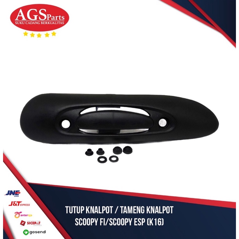 tutup knalpot / tameng knalpot scoopy fi