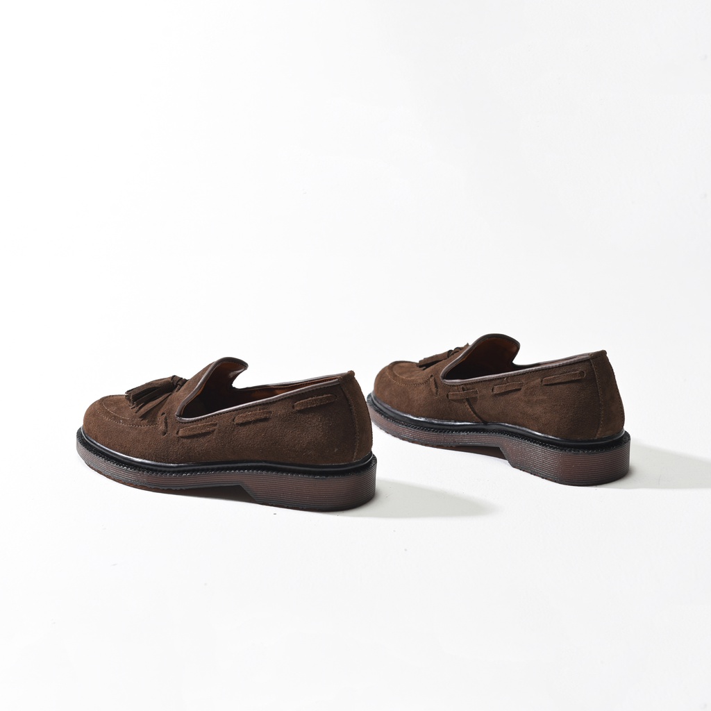 TASSEL LOAFER | FLOODY BLUE | CROSSTOWN SUEDE