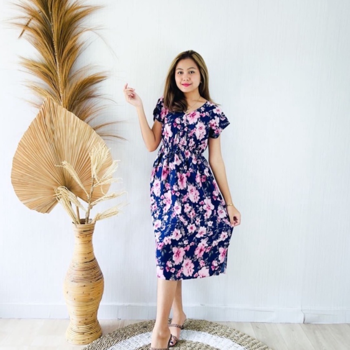 Daster Dress Manohara Bali-MN - JAPAN NAVY