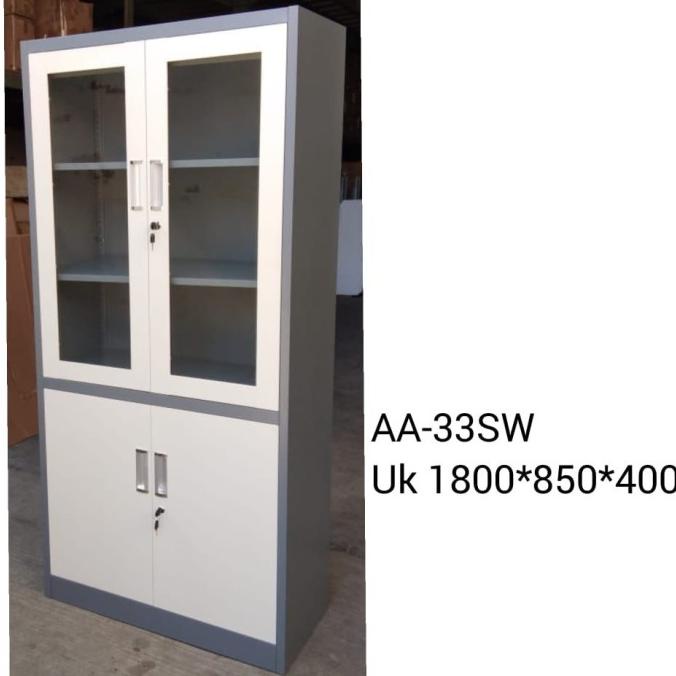 

[[COD]] lemari arsip kantor lemari besi murah separuh kaca LIMITED EDITION Kode 289
