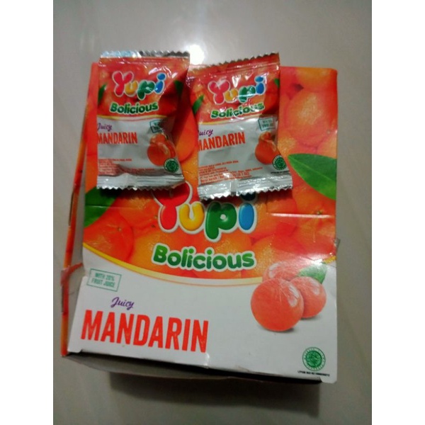 

yupi rasa jeruk strawberry 120 g isi 24 pcs