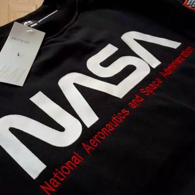 Sweater Crewneck NASA H&amp;M Script