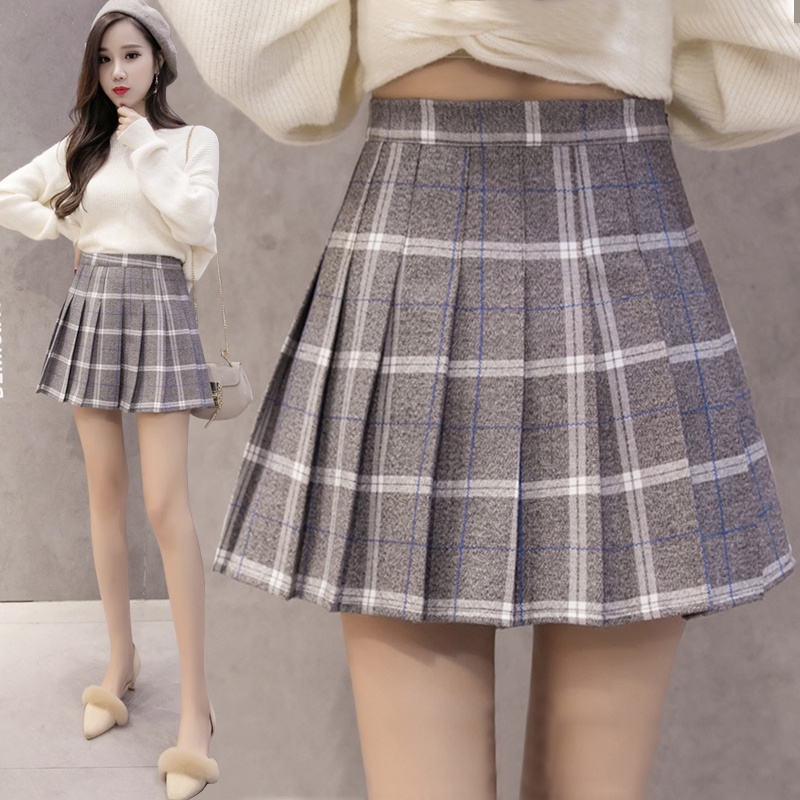 KARAKOREA 8801 Korean Pleated Skirt/Rok Mini/Rok Lipit Lisa/japanese skirt/Rok Korea Skirt