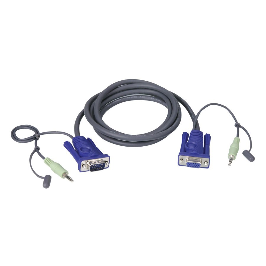 ATEN 2L-2402A 1.8M VGA Cable with Audio