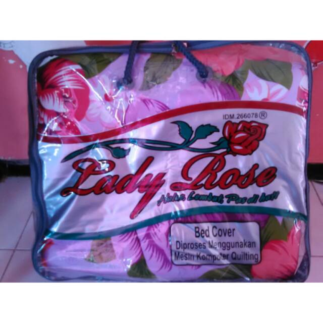 Bed Cover Lady Rose Fuchia