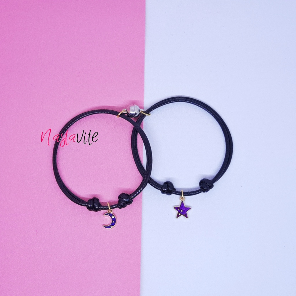 Gelang couple magnet sahabat pacar bestie murah tali korea