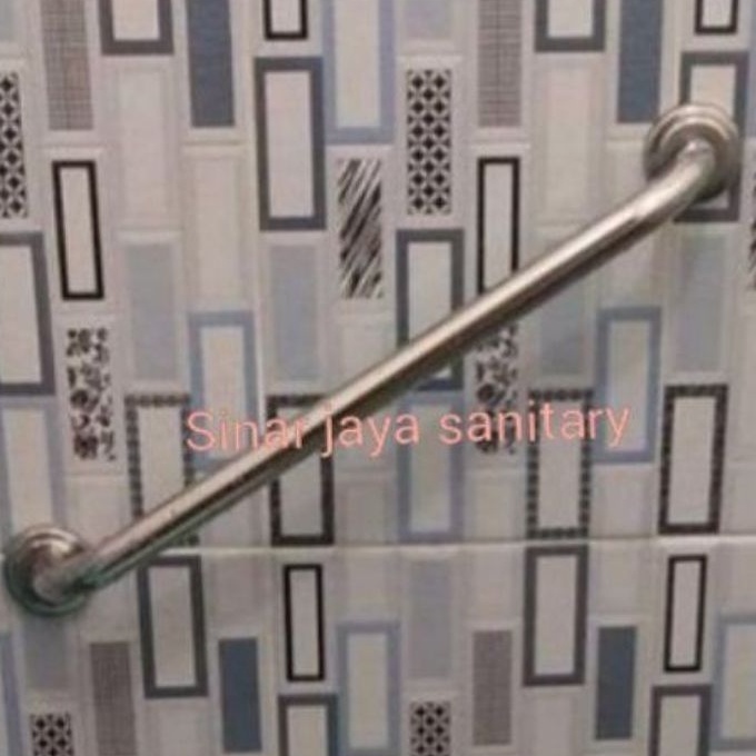 Pegangan kamar mandi 1 meter stainless stell  / Grib bar 100cm / Pegangan bathtub stainless 1meter