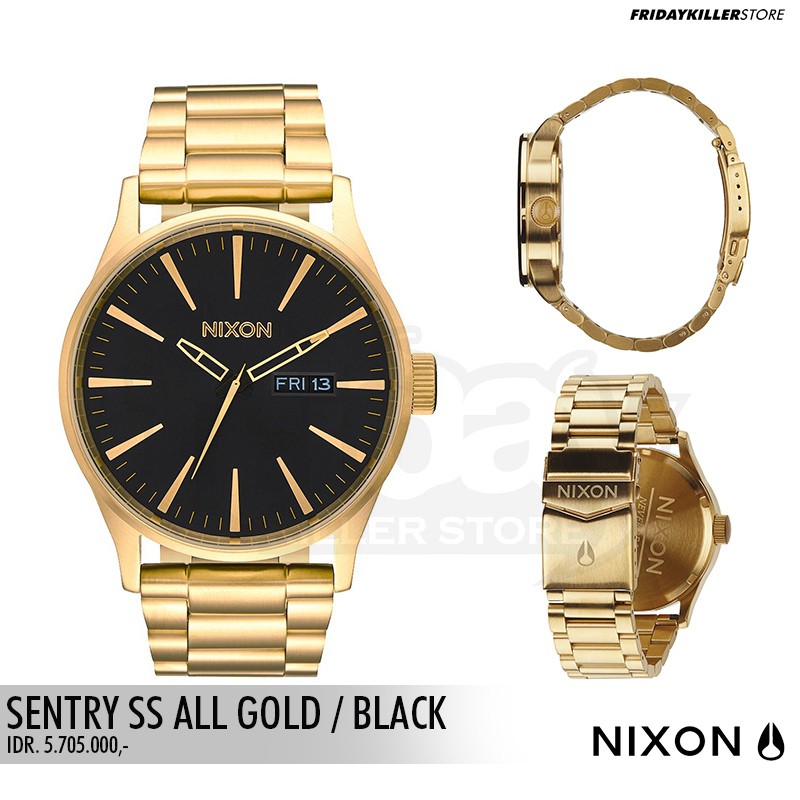 JAM TANGAN NIXON | SENTRY SS ALL GOLD BLACK