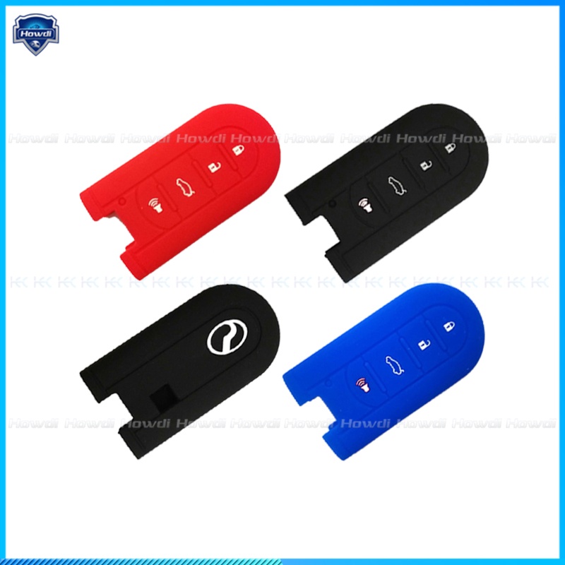 ☆Eksklusif☆Cover Kunci Bahan Silikon Dengan Logo Gantungan Kunci Untuk Perodua Bezza MYVI