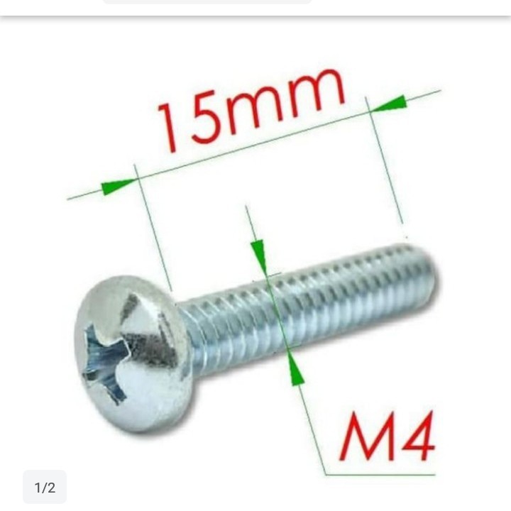 BAUT JP M4 X 15MM