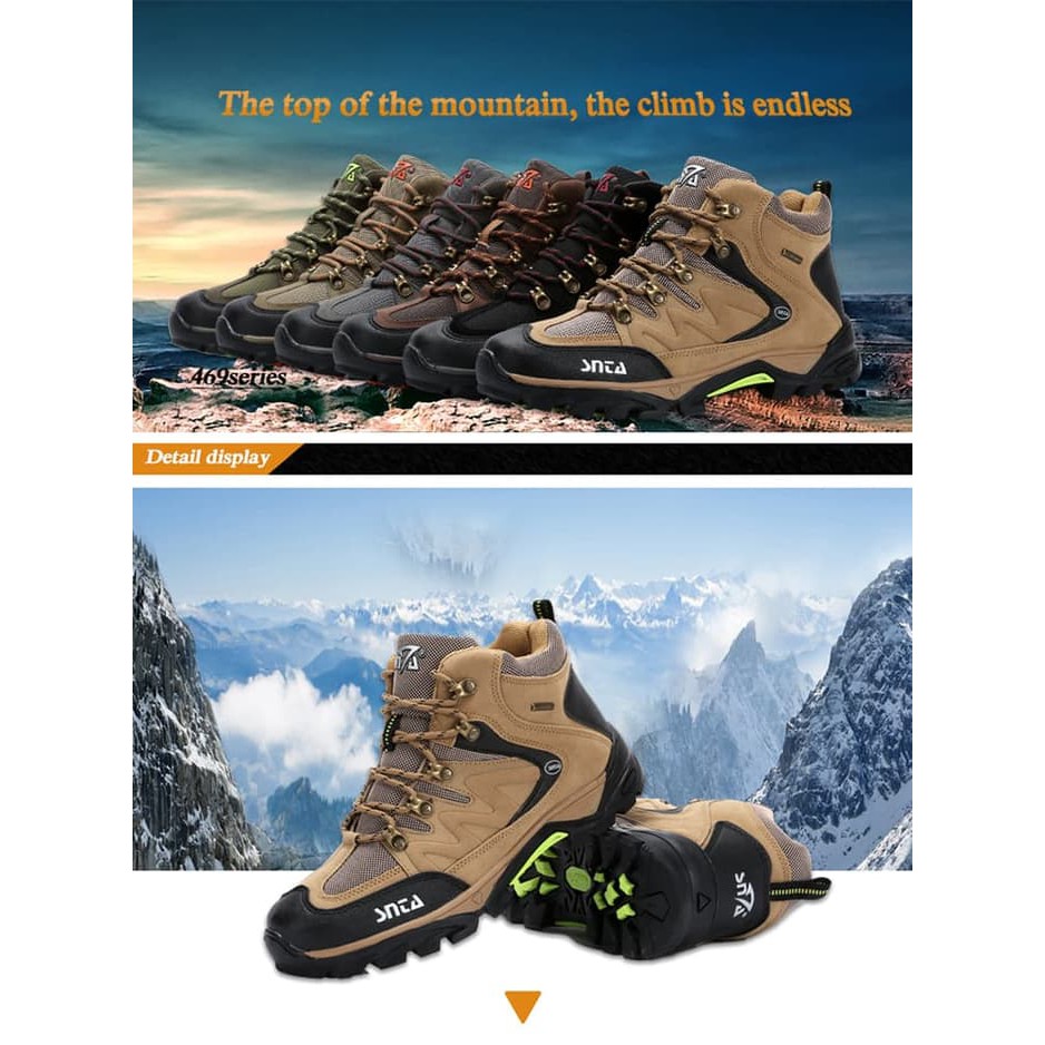 Sepatu Gunung Snta 469 Trekking/Hiking/Adventure/Outdoor Size 40 - 46 K2I4 PROMO sporty