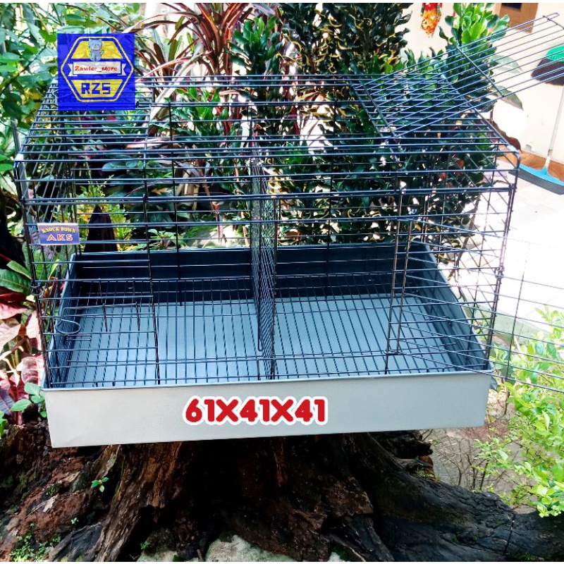 Kandang Kelinci Galvanis, Kucing, Anjing, Tupai Size P61 x L41 x T41-5