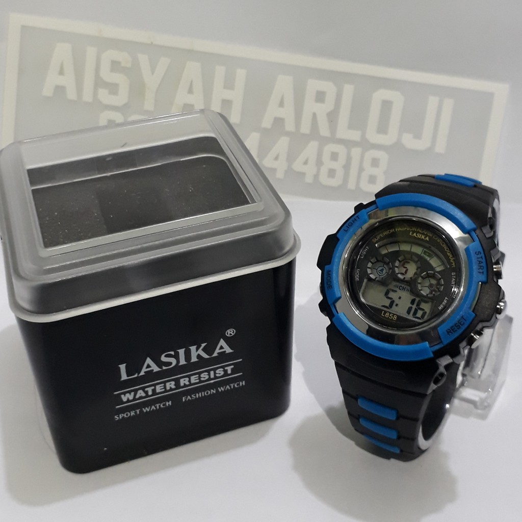 JAM TANGAN ANAK SEKOLAH LASIKA ORIGINAL BLUE