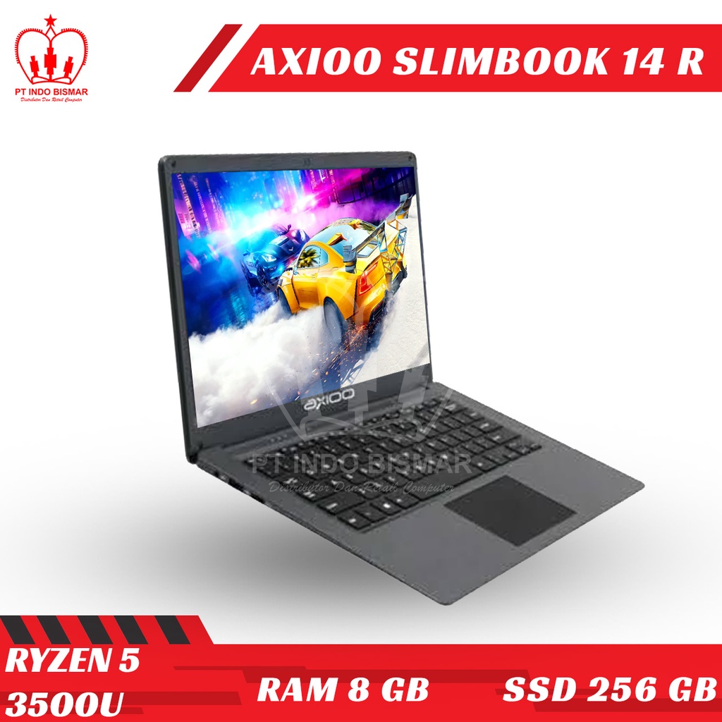 AXIOO SLIMBOOK 14 R SERIES RYZEN 5 - 3500U RAM 8GB - SSD 512GB NEW