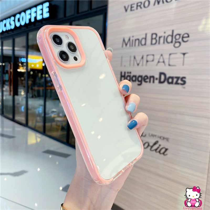 Oppo A15 A16 A16s A54 A7 A12 A1k A52 A95 A74 A72 A92 A5s A3s A9 A5 A53 A33 A32 A31 2020 A15s A35 A94 3-in-1 Simple Macaron Candy Color Shockproof Soft Case