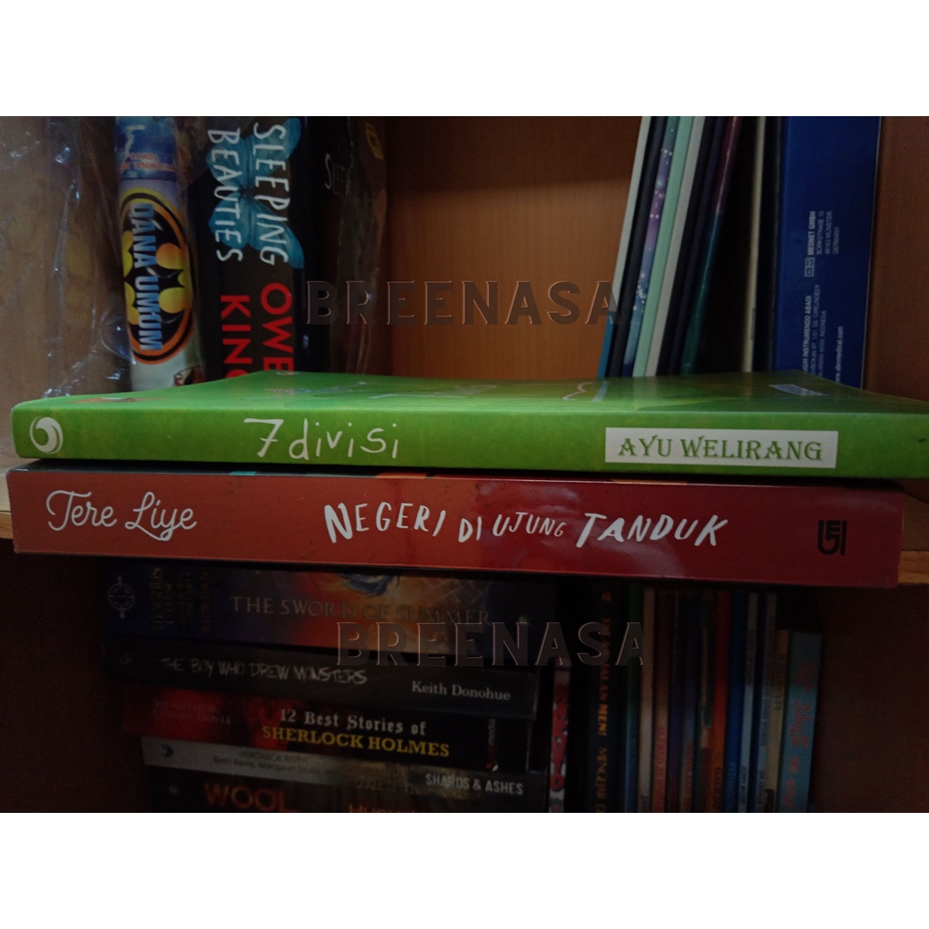 (preloved novel ori) novel fiksi indonesia novel 7 divisi novel negeri di ujung tanduk tere liye