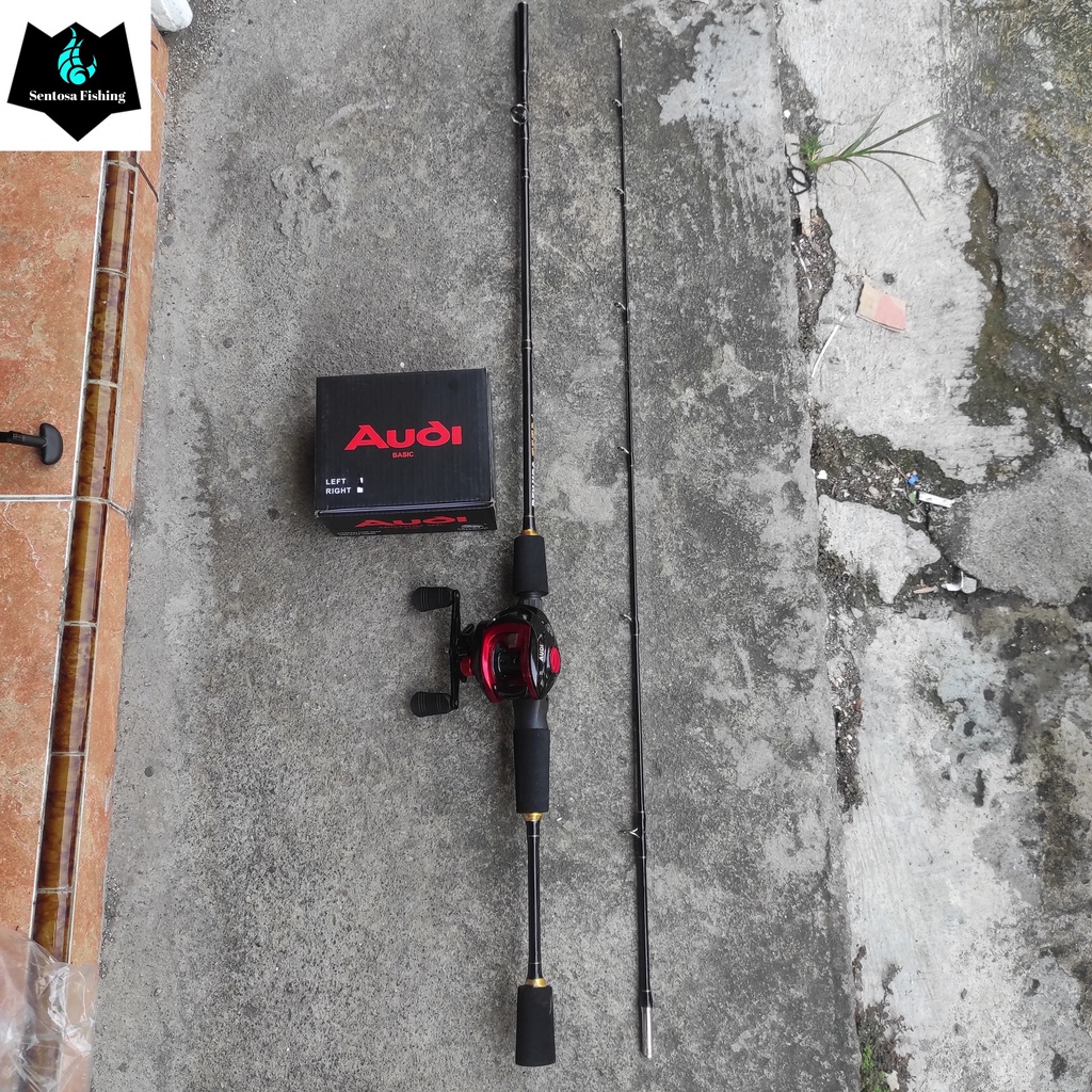 SATU SET JORAN BC BENJIRO TETRA 165,180,198,210 REEL BC LIZARD AUDI ( HANDLE KIRI )