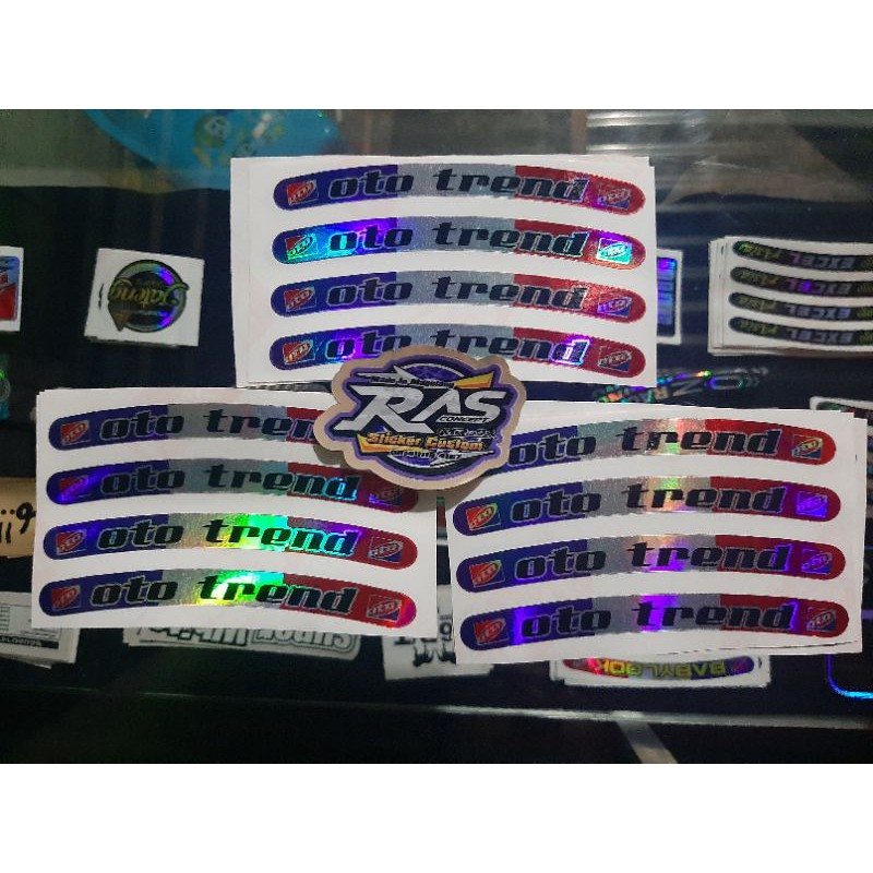 Stiker Velg Ototrend Hologram Maxdecal