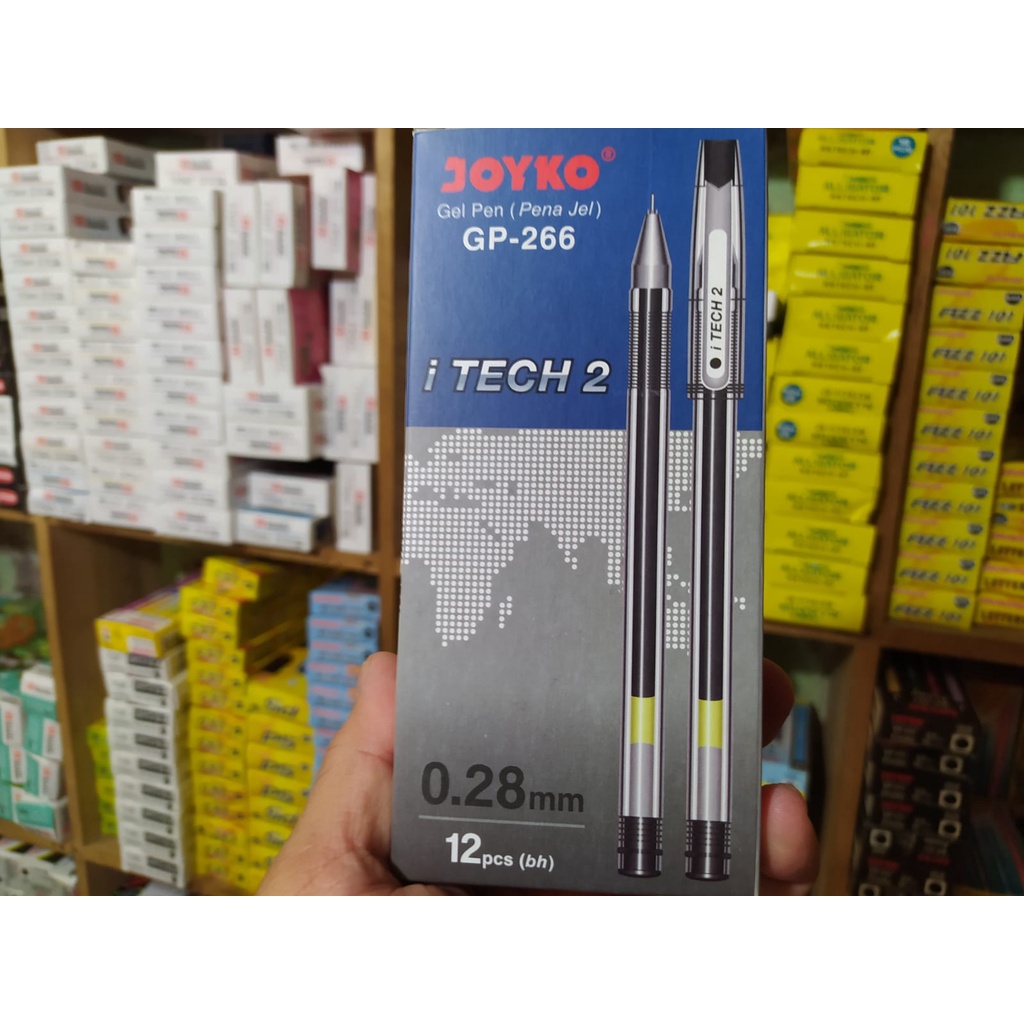 

Pulpen Pena Ballpoint Joyco Joiko Itech 2 hitam 1lusin perpack