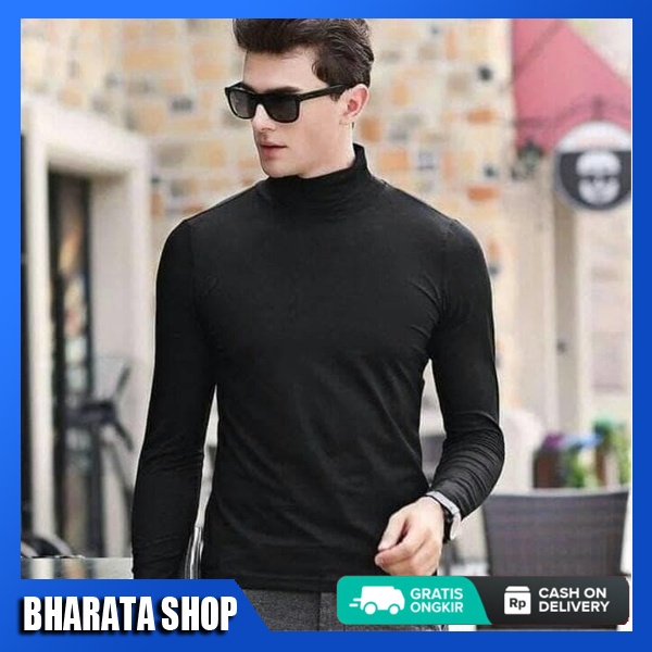 BAJU RAJUT TURTLENECK PRIA COWOK LENGAN PANJANG IMPORT TERBARU 2024 BHARATA SHOP