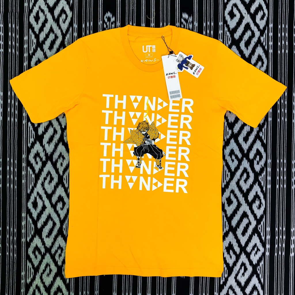 KAOS UNIQLO X DEMON SLAYER - THUNDER ZENITSU - UNISEX MIRROR 1:1