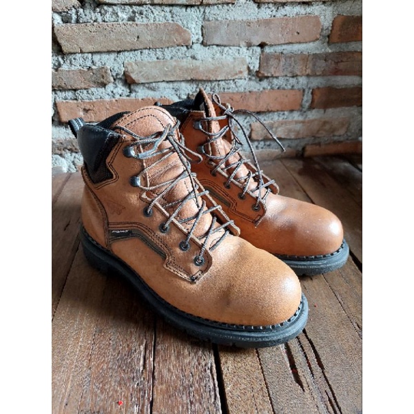 satset sepatu redwing original second terpakai