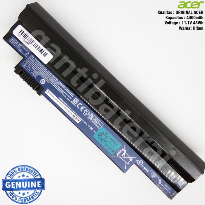 Original Baterai batre battery Acer Aspire One 722 522 D255 D260 D257